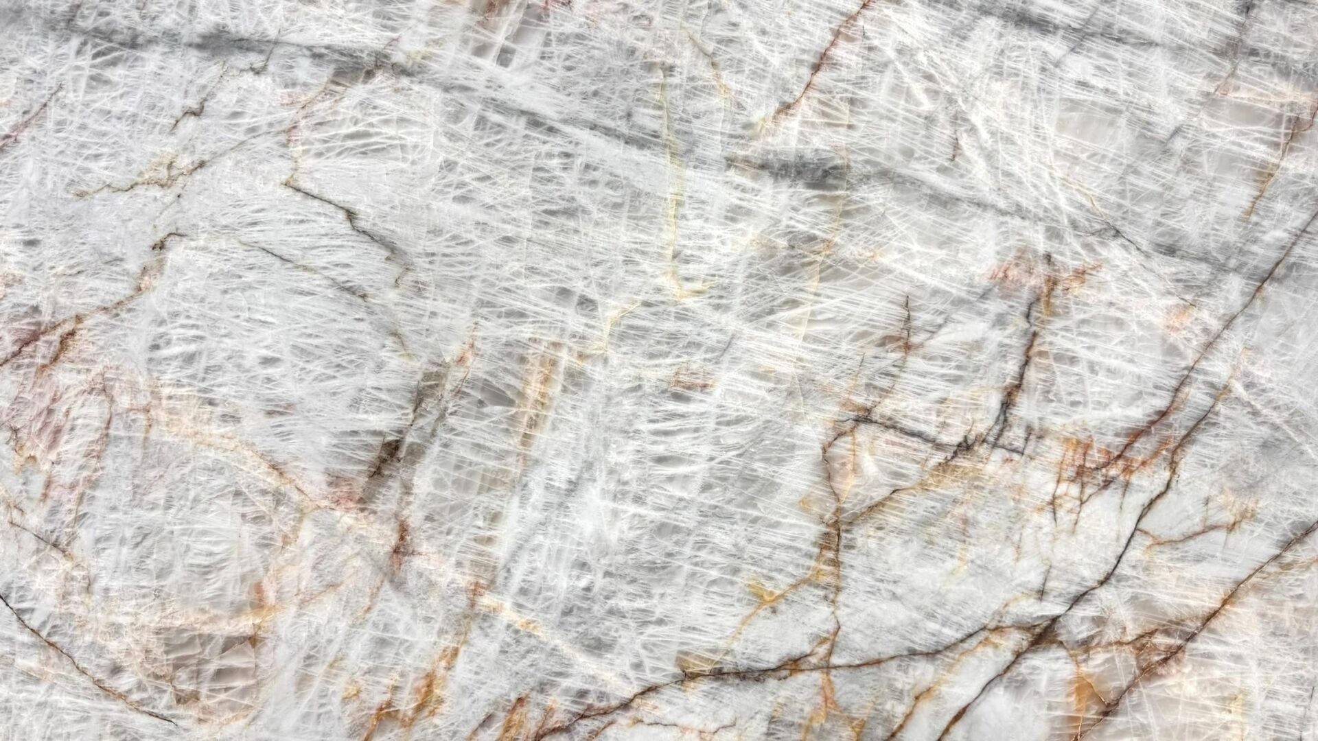 Cristallo Rosso grey quartzite slab with red veining
