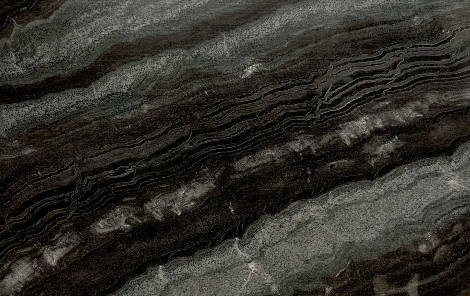 Hadean Black granite slab