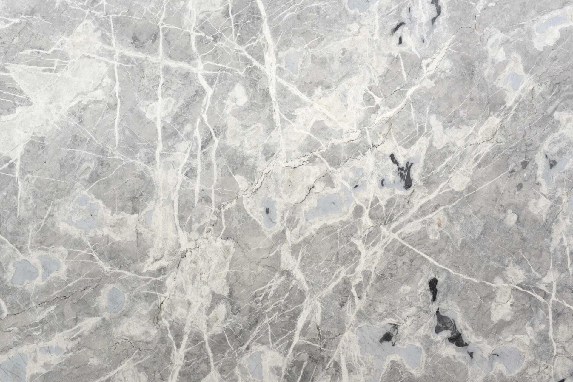Iceland Grey quartzite slab with black veining
