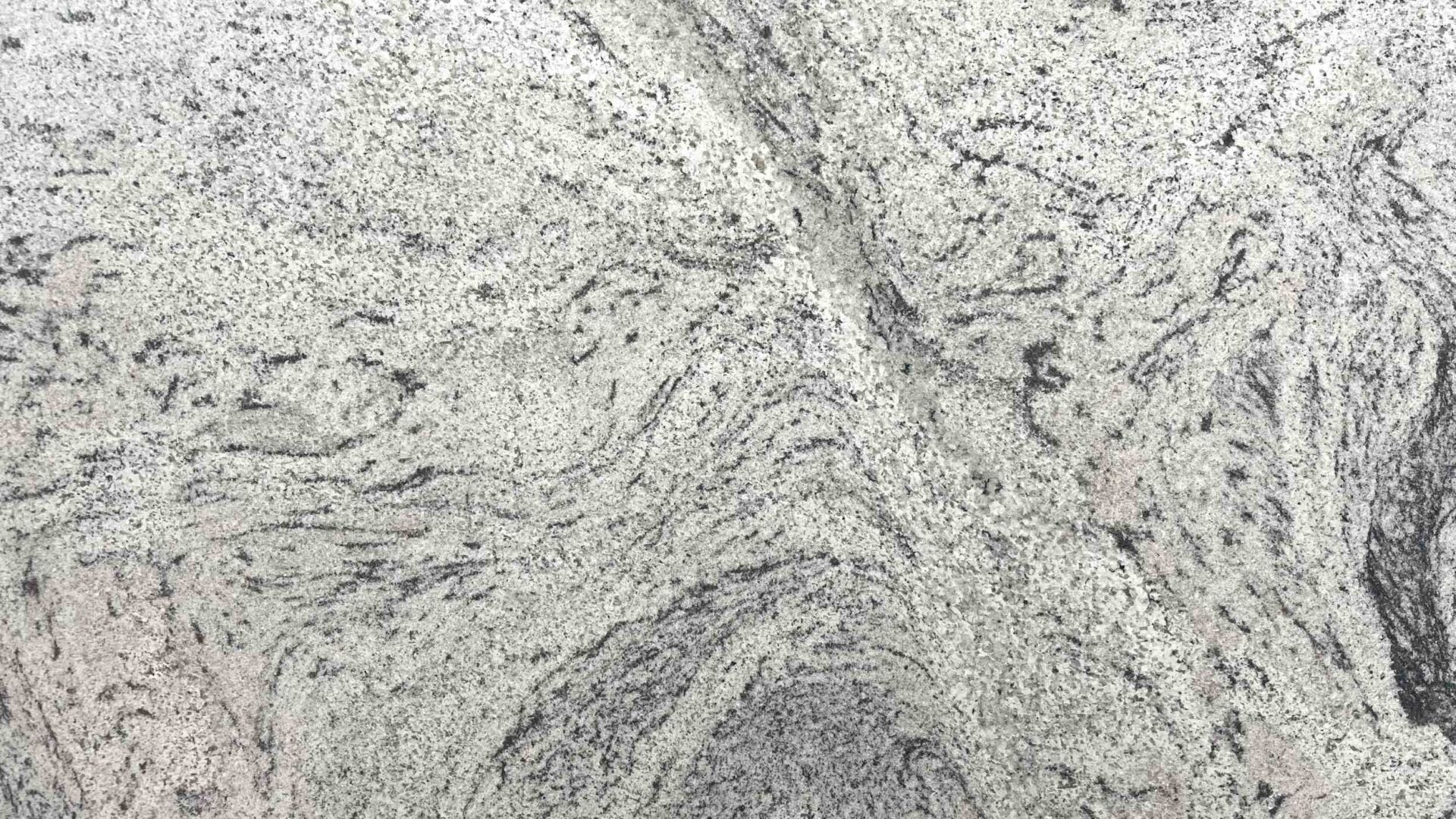 Vancouver White grey granite slab