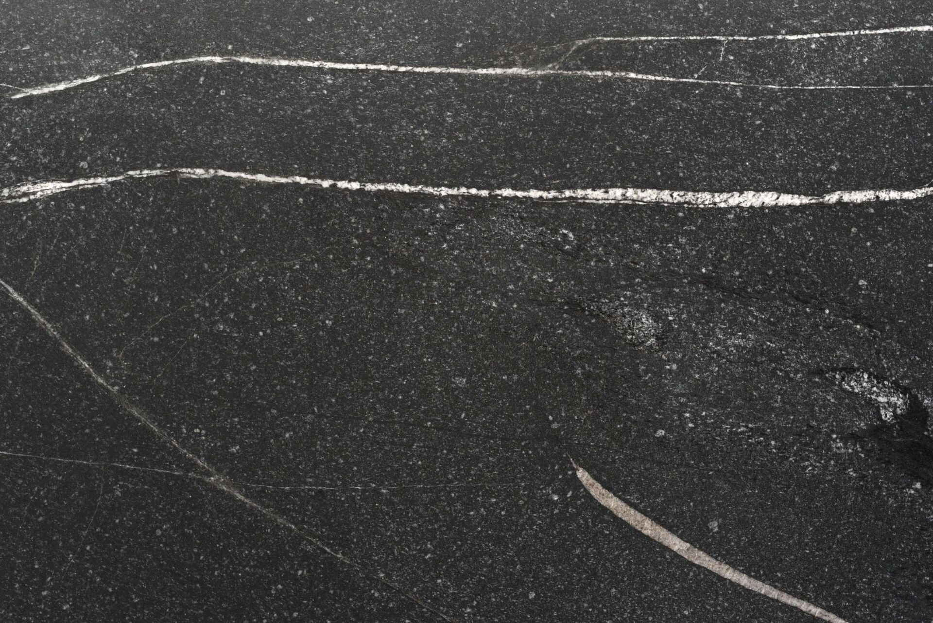 Volcanic Black granite slab