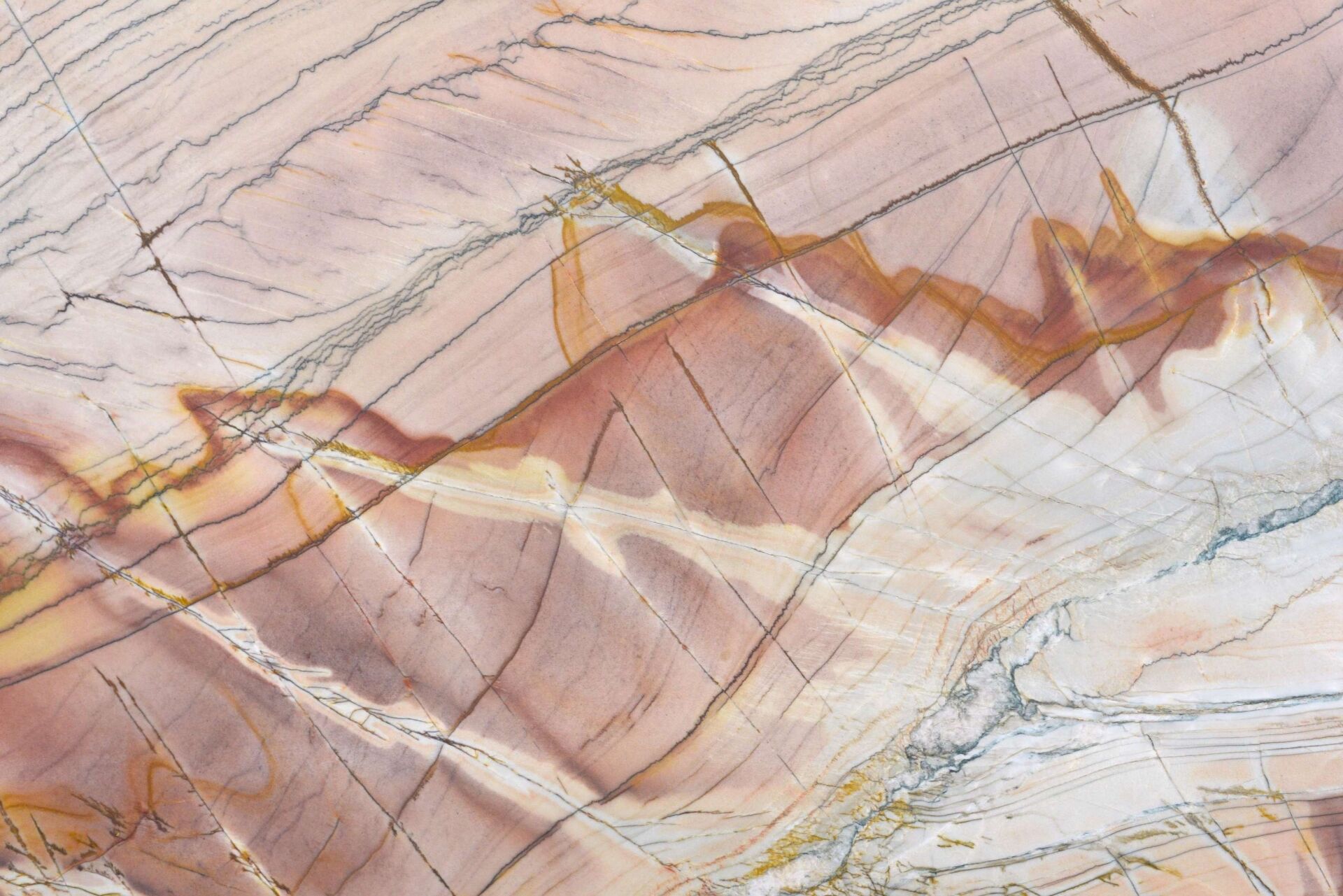 Red Sea pink quartzite slab