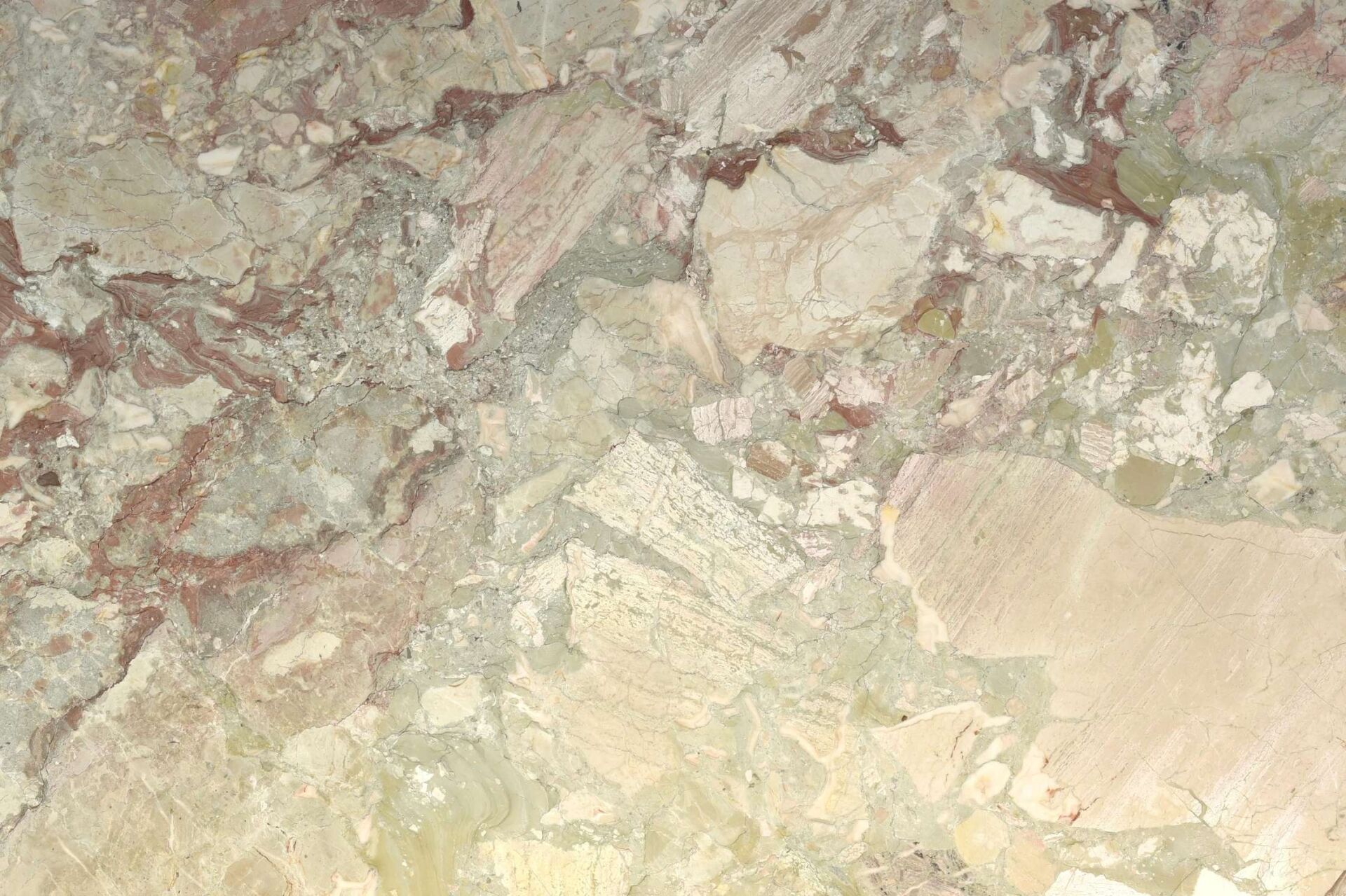 Brecciata Primavera beige dolomite slab