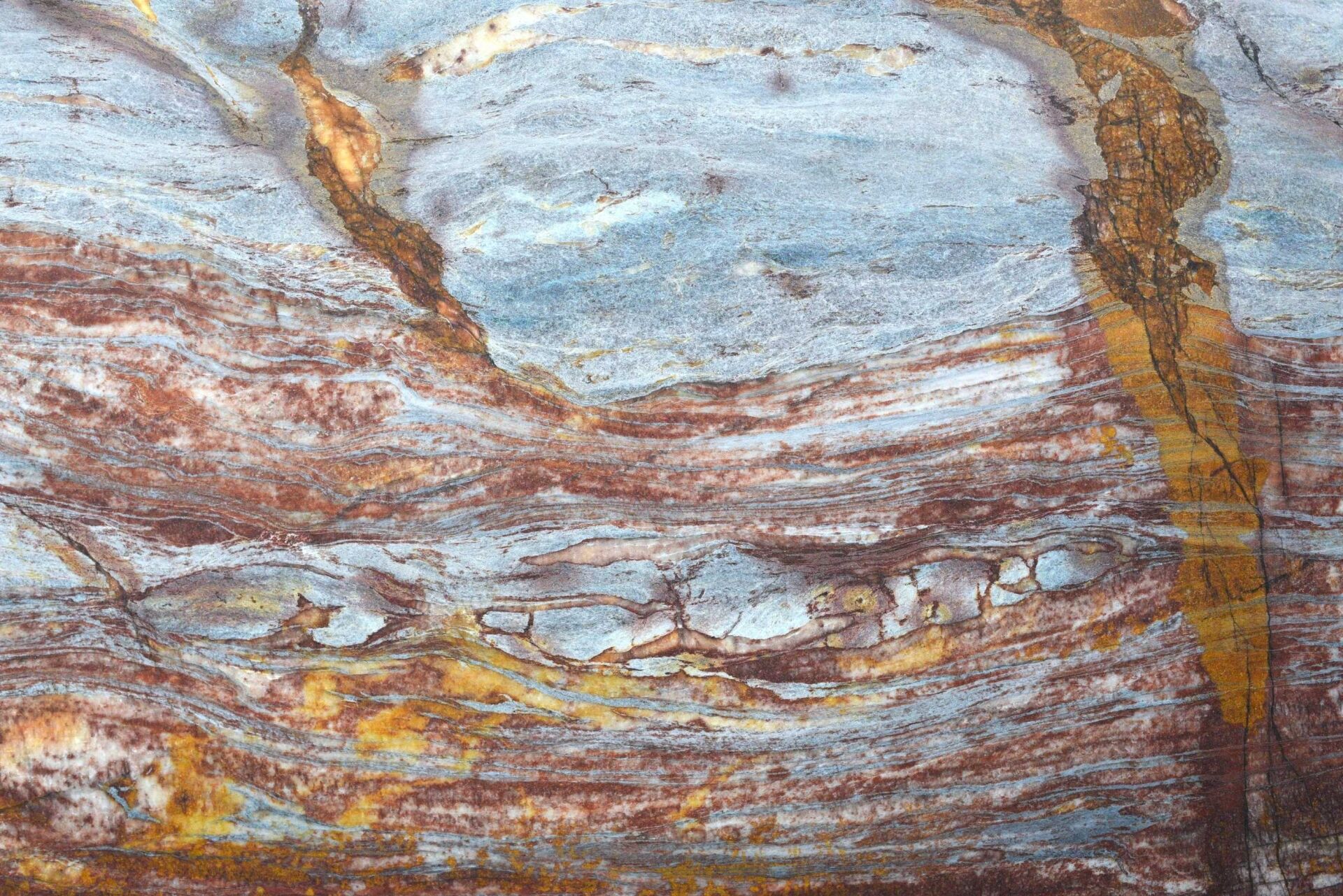Laguna blue quartzite slab