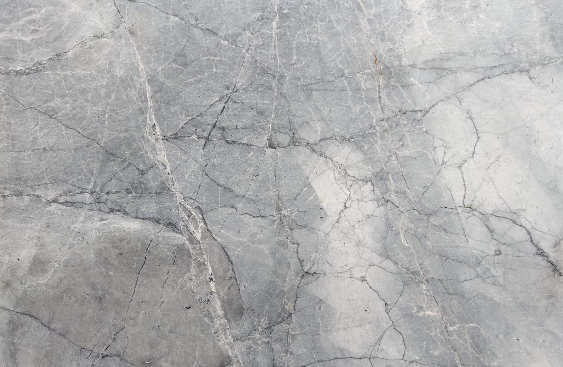 Platinum Grey honed grey marble slab
