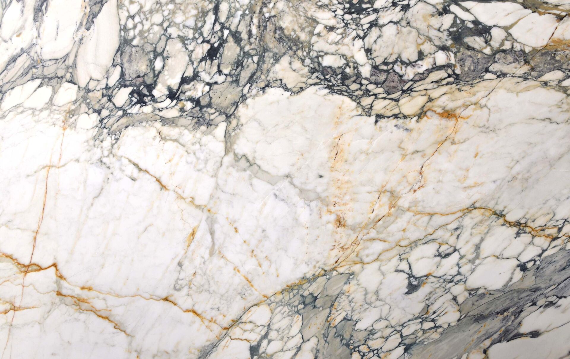 Breccia Capraia white marble slab