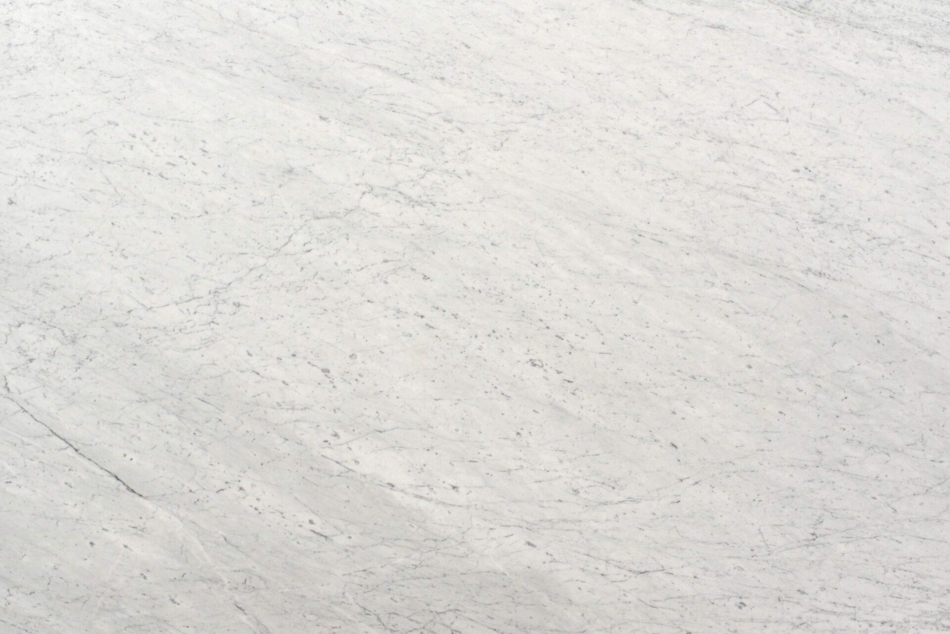 Carrara white marble slab with grey veining