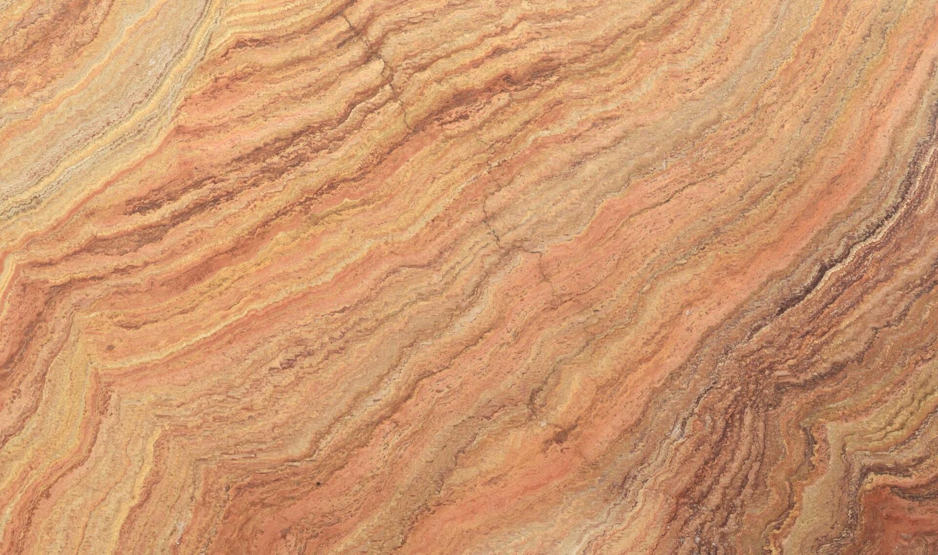 Vinicunca rust travertine slab