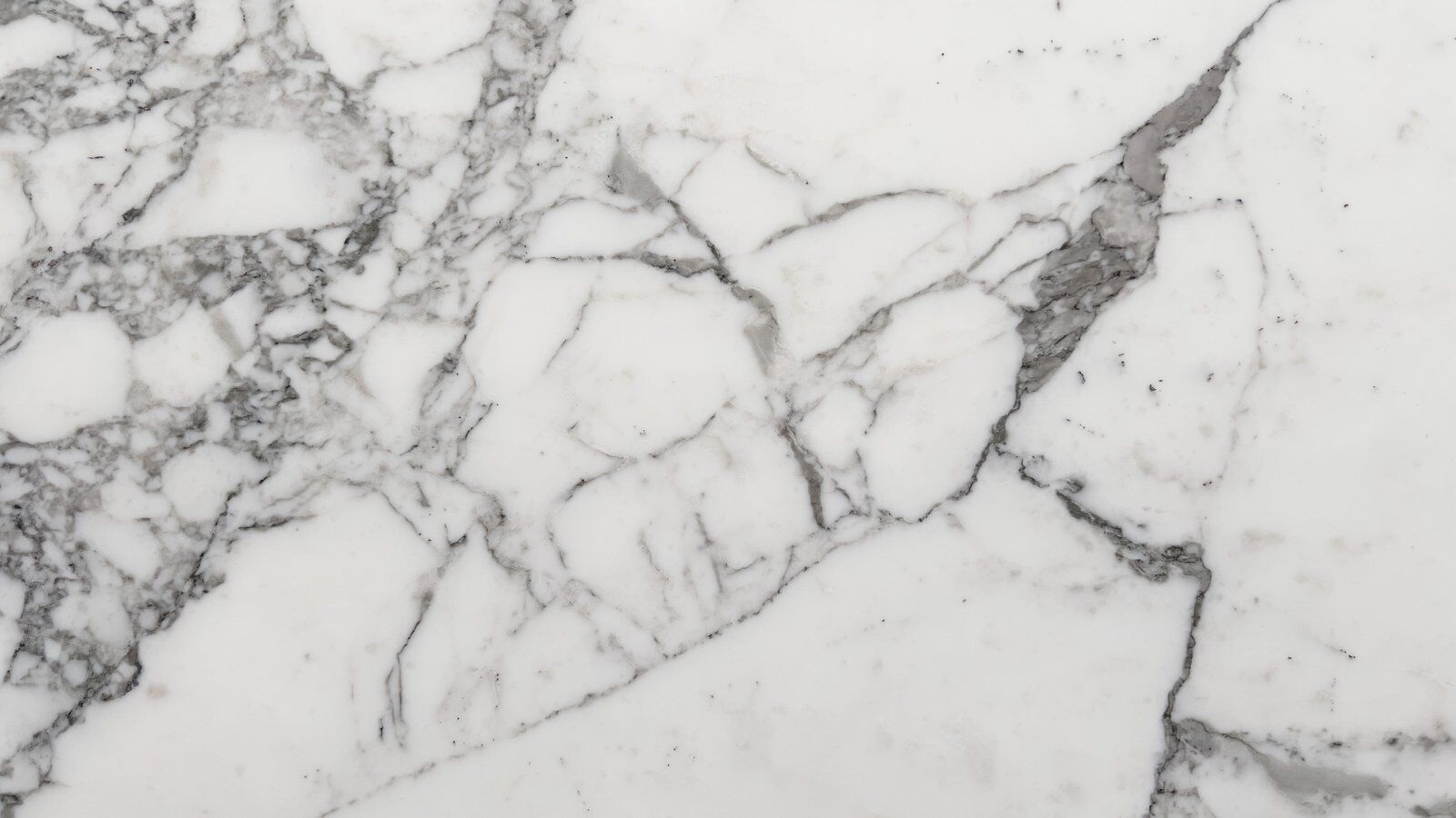 Arabescato Vagli white marble slab with grey veining