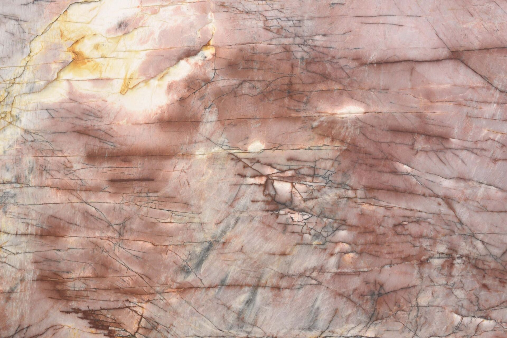 Cosmopolitan antique pink quartzite slab