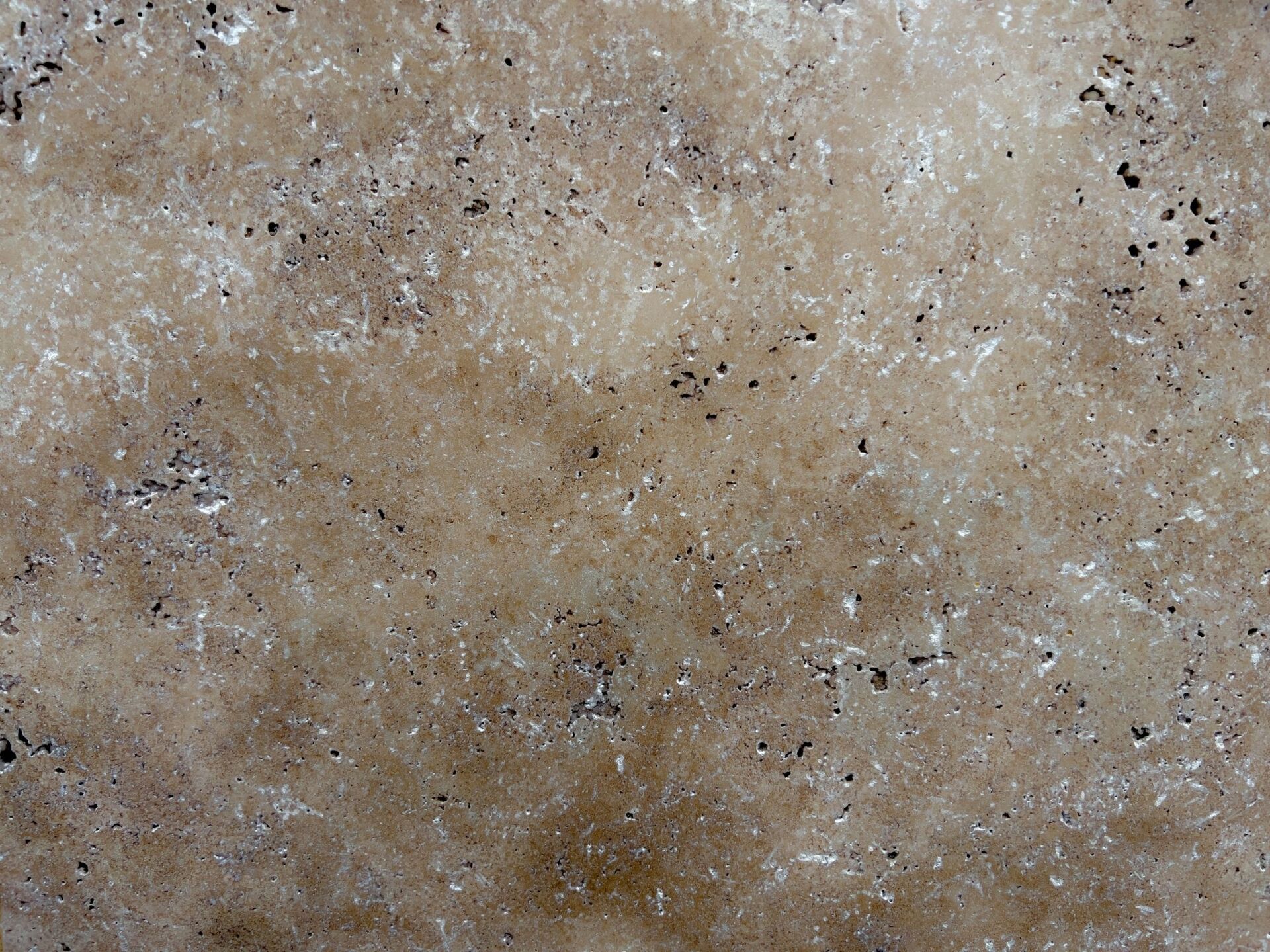 Romantic Noce honed brown travertine slab
