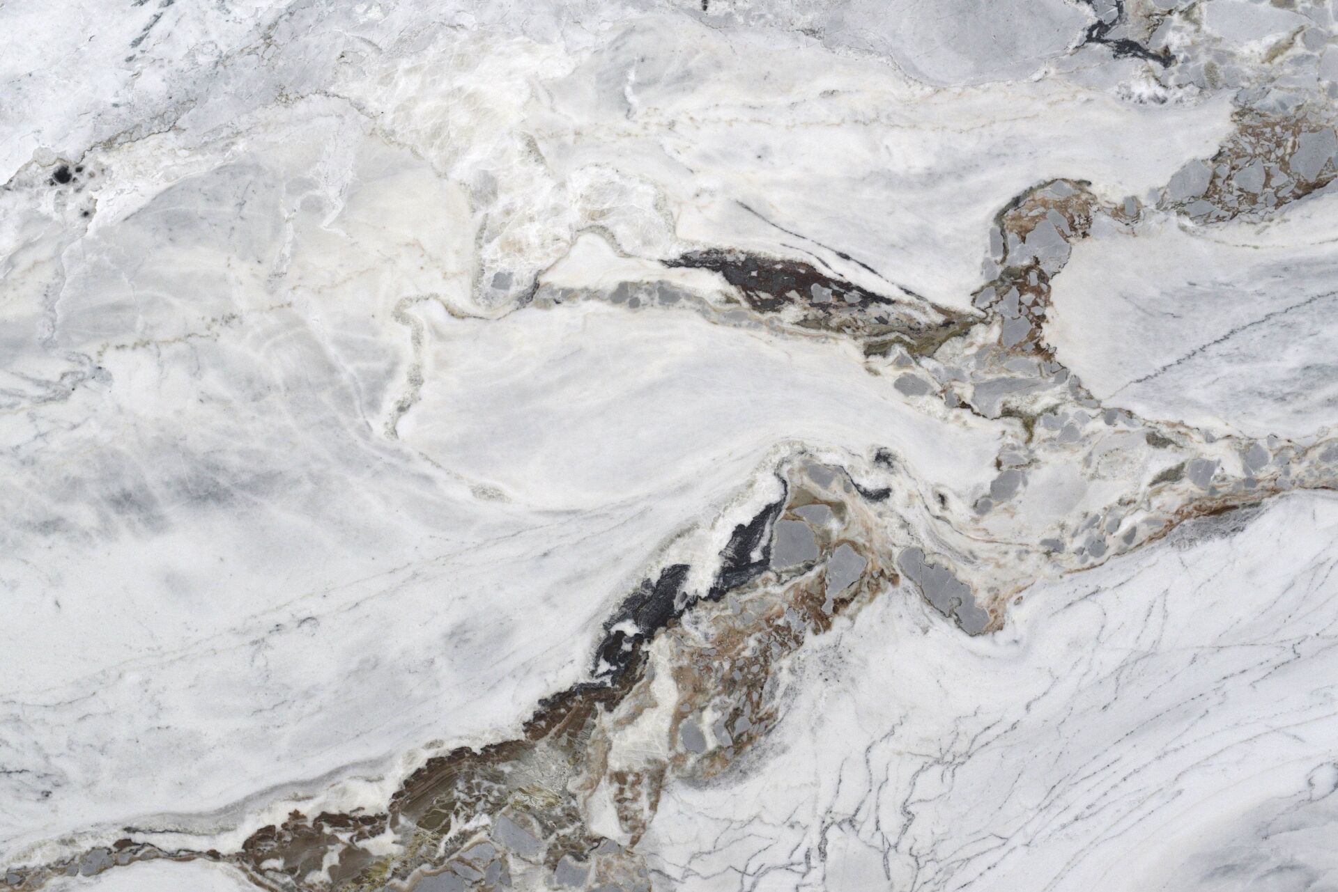Volcanic White dolomite slab