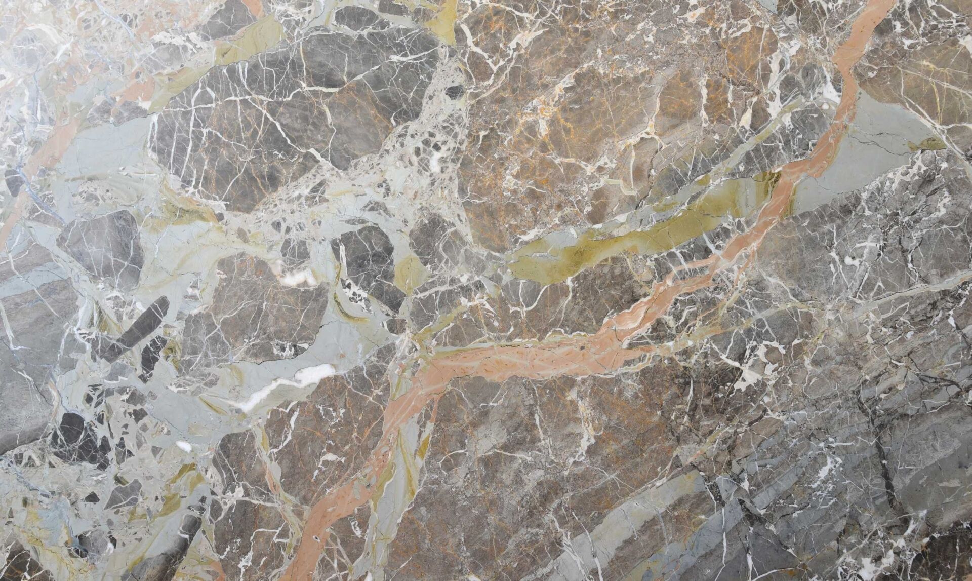 Macchia Vecchia brown marble slab