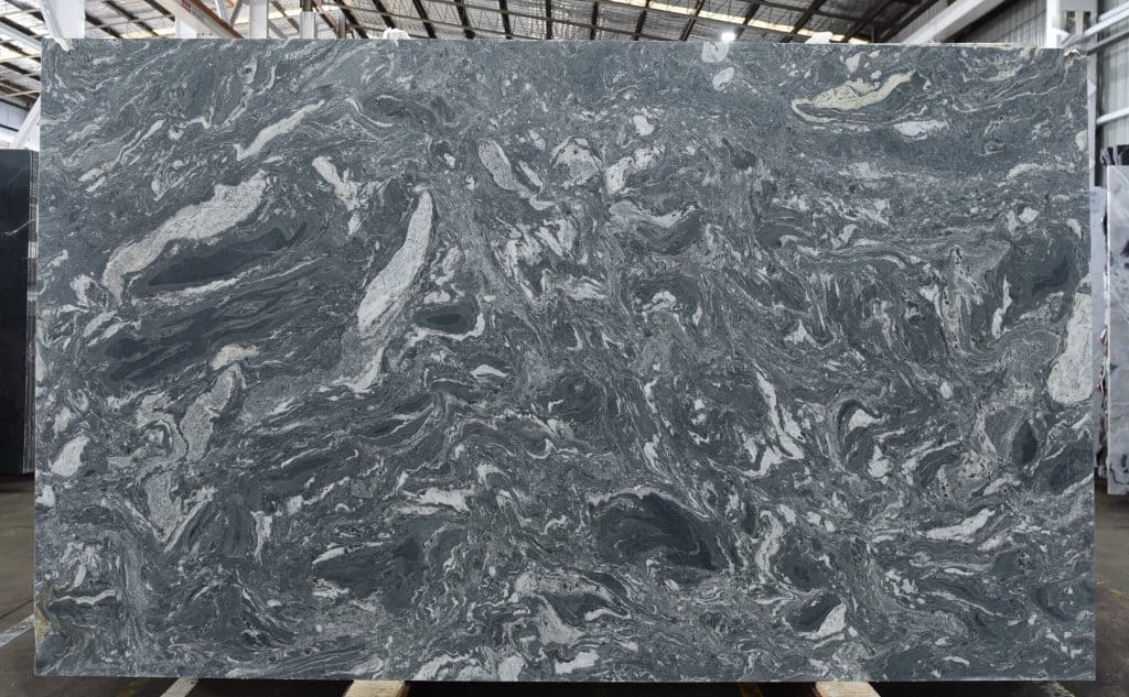 Black Granite Slab Cipollino Fusion
