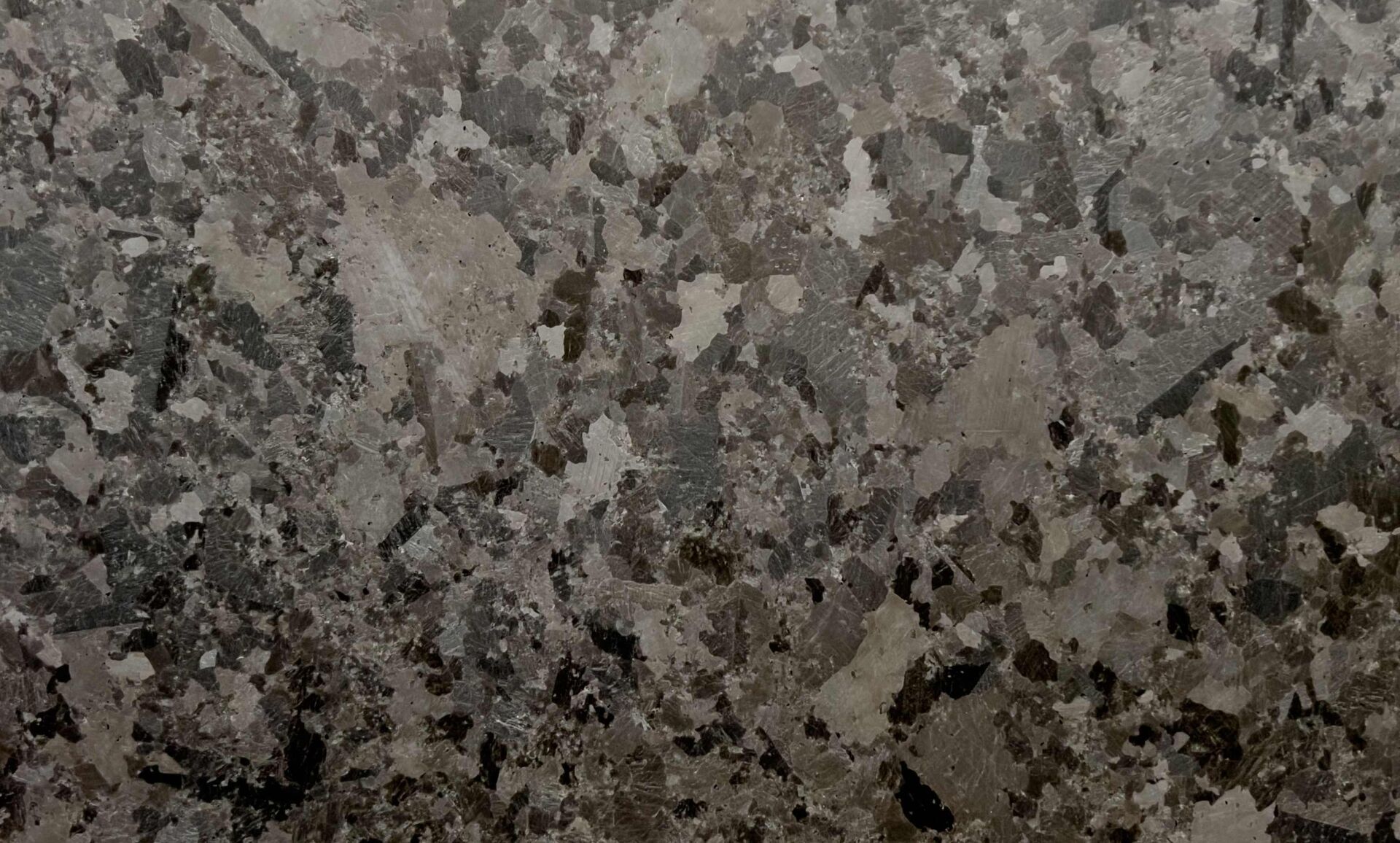 Velvet charcoal granite slab